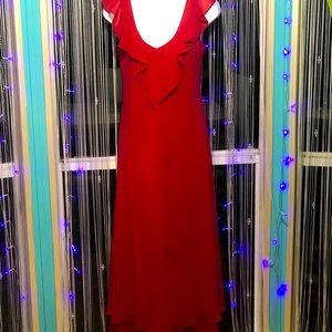 Plaza South Red flowy dress